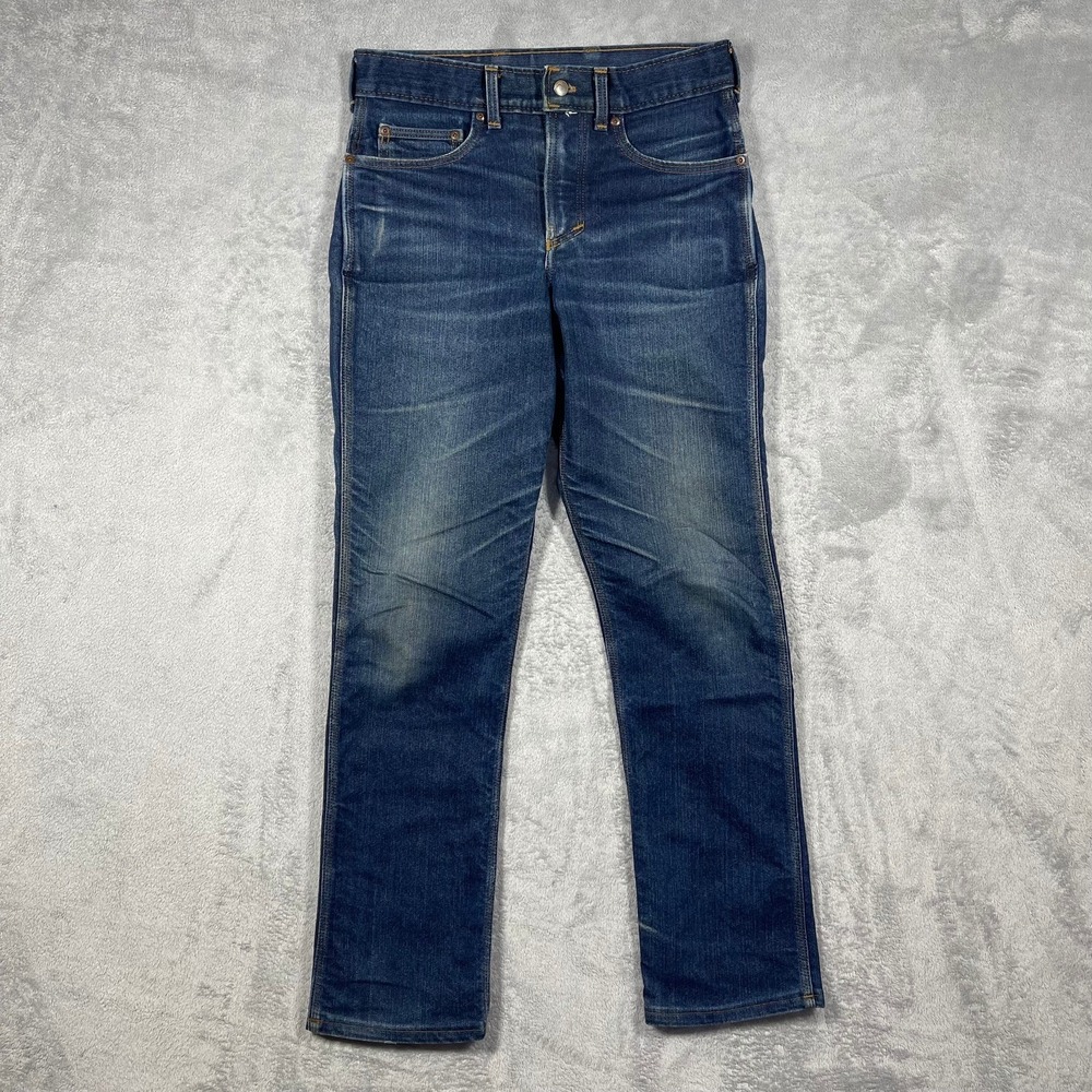 Legit Fit Jeans Mens 30 Made In USA Maine Slim Straight‎ Dark Wash Denim